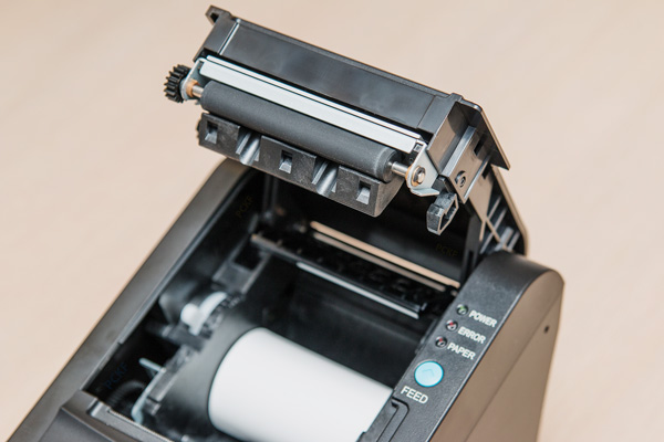 Drukarka paragonowa Posnet WTP150 - Zaawansowany technologicznie mechanizm drukujący oraz obcinacz papieru