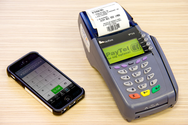 Terminal płatniczy PayTel Ingenico iWL220 - Sprzedaż wszystkich dostępnych nominałów zasileń konta telefonu