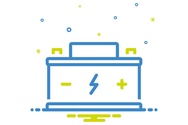 Waga elektroniczna Cas ED - Wydajny akumulator żelowy o pojemności 3,6 Ah