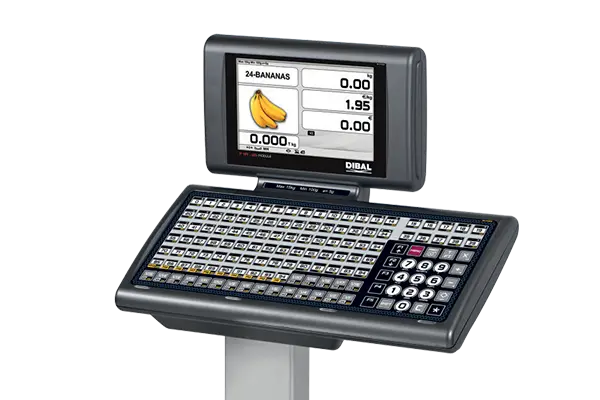 Waga elektroniczna Dibal S-545DB - Rozbudowana klawiatura i 7-calowy, kolorowy ekran TFT